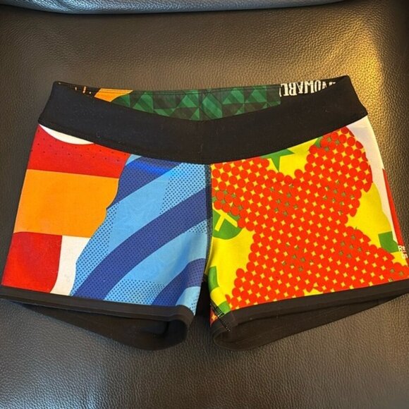 Reebok CrossFit Reversible Fitted Athletic Shorts - Picture 1 of 6